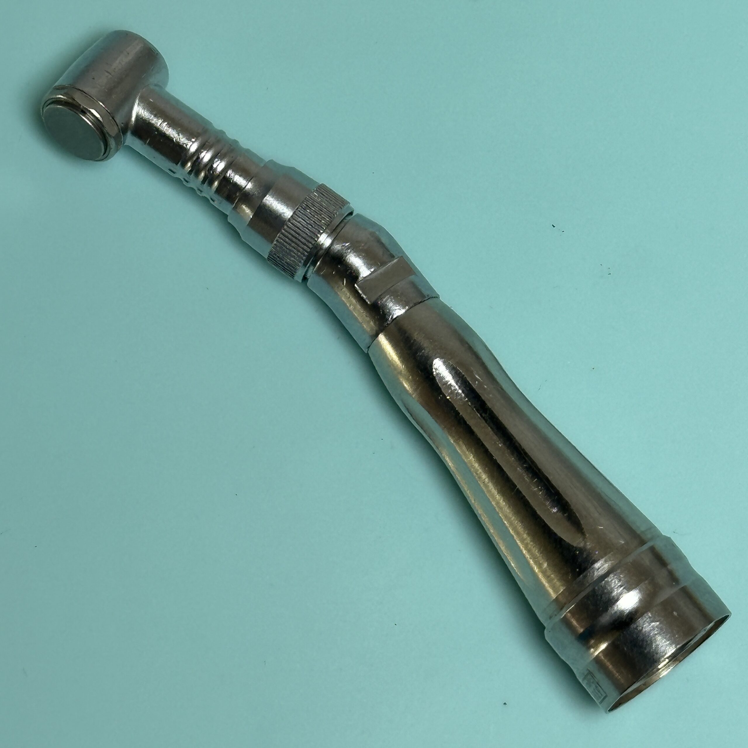 Star Motor to Angle with Push Button Latch Head Low Speed Contra Angle Refurbished reconditioned used dental drill from Dental Handpiece Deals USA