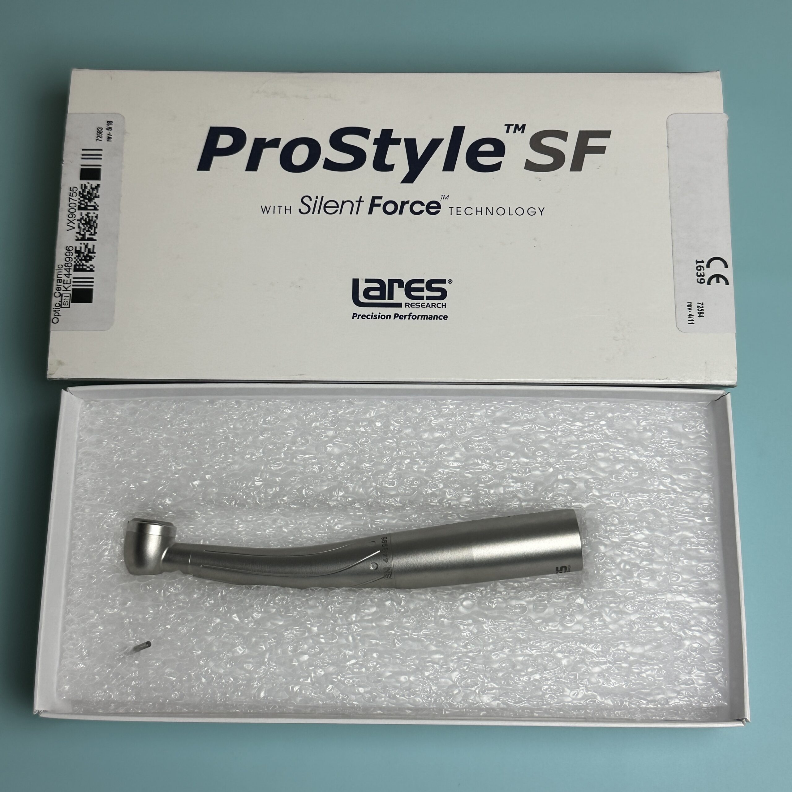 Lares 757 ProStyle SF SLC Fiber Optic High Speed Handpiece New Open Box reconditioned used dental drill from Dental Handpiece Deals USA