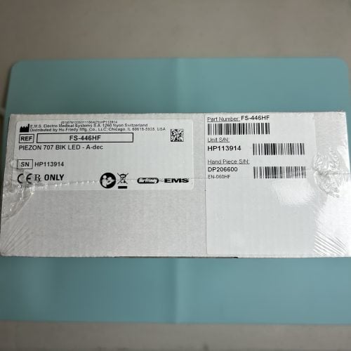 Hu-Friedy EMS Piezon 707 Built-In Piezon Scaler for Adec 541 Delivery System REF: FS-446HF New Sealed Box reconditioned used dental drill from Dental Handpiece Deals USA