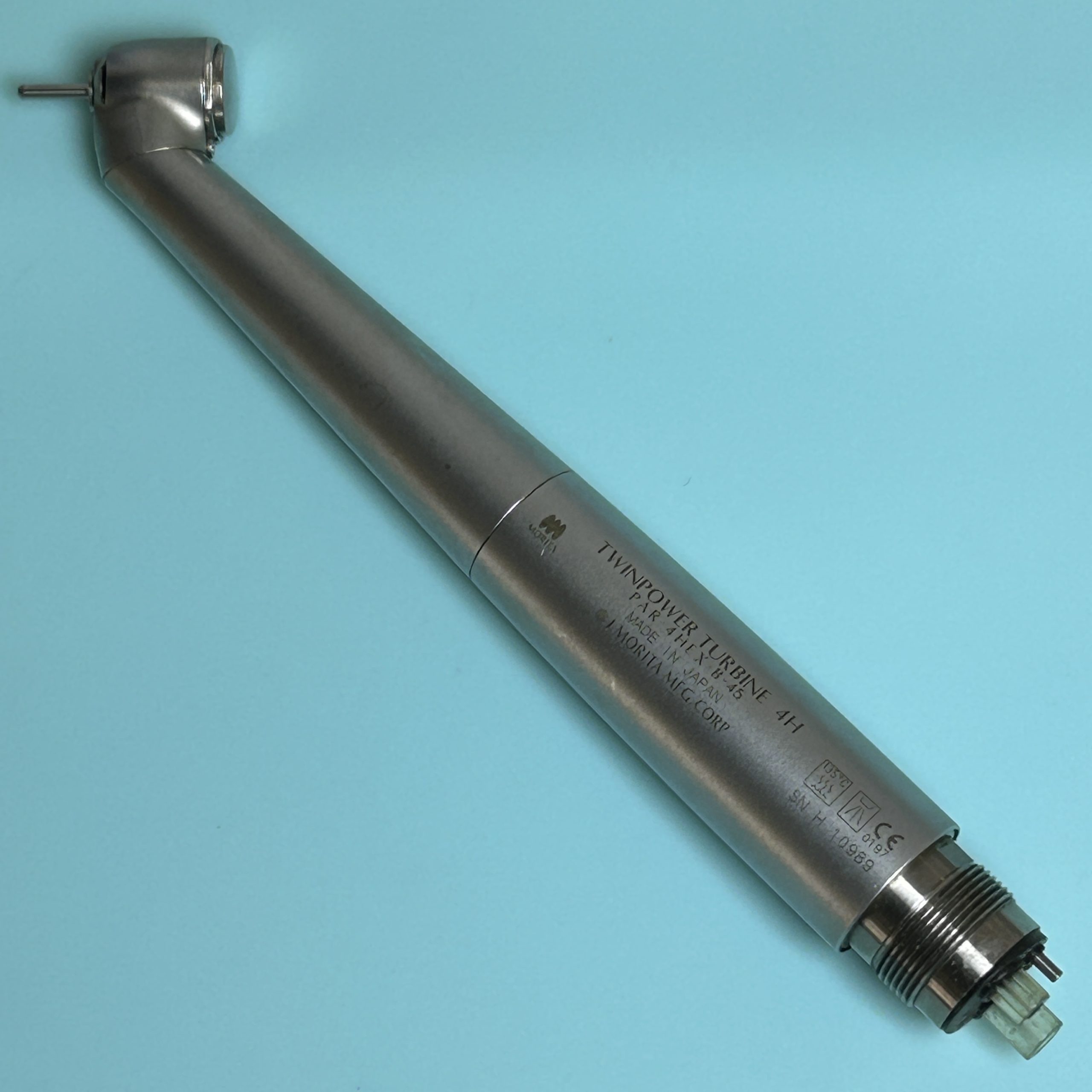J. Morita TWINPOWER PAR-4HEX-B-45 High Speed Handpiece Refurbished reconditioned used dental drill from Dental Handpiece Deals USA